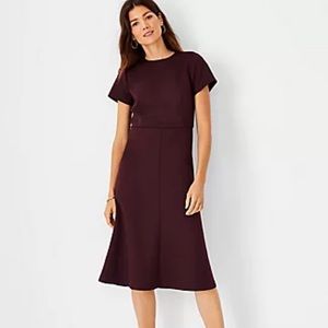 Ann Taylor Midi Flare Dress 2 NWT